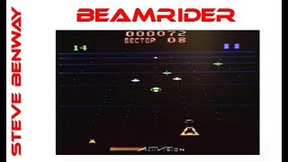 Beamrider on the Atari 2600. Gameplay & Commentary.