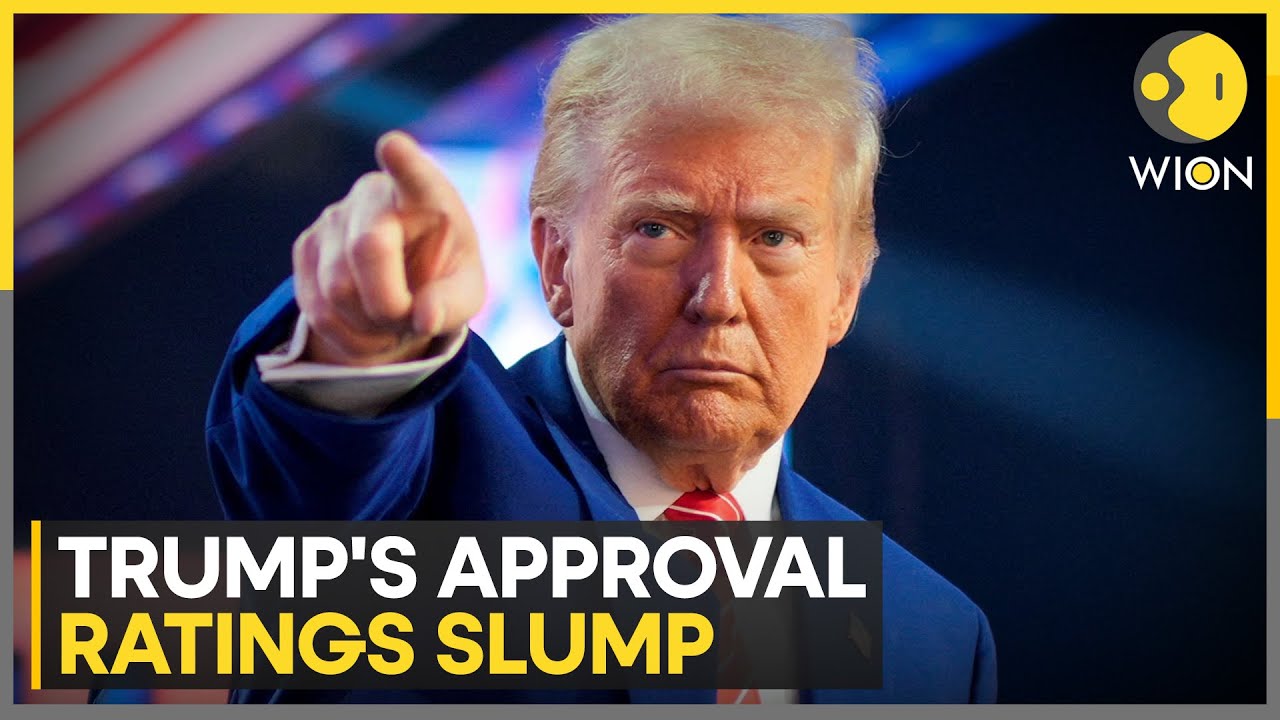 Trump's Approval Ratings Plummet Amid Economic Woes | WION