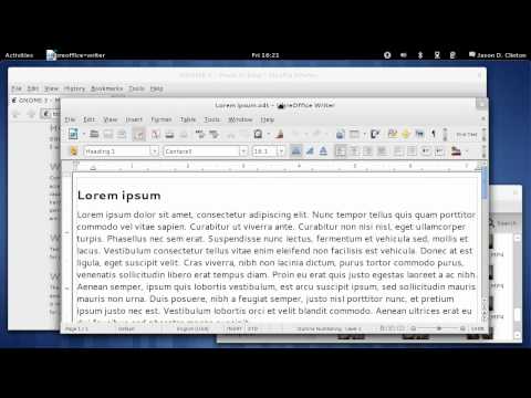 GNOME 3：與Windows一起工作 (GNOME 3: Working with Windows)