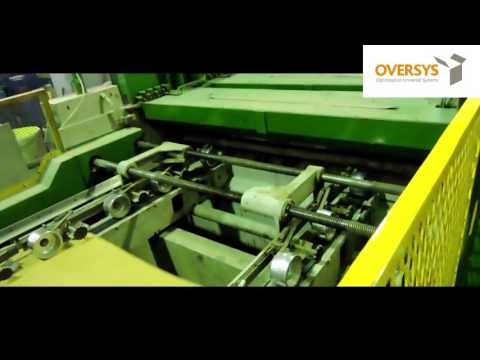 VIDEO OVERSYS U37410916 S&S DIEMASTER FLAT BED DIE CUTTER 3 COLORS