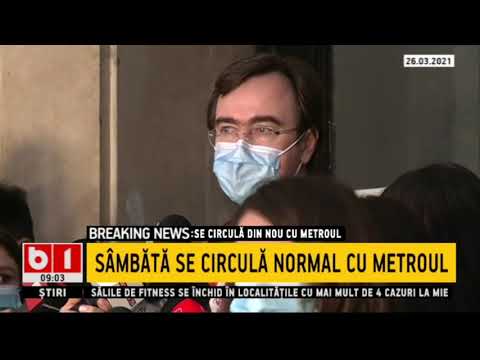 TRAFICUL CU METROUL, RELUAT, IN CIUDA SINDICALISTULUI AROGANT_Stiri B1_27 martie 2021