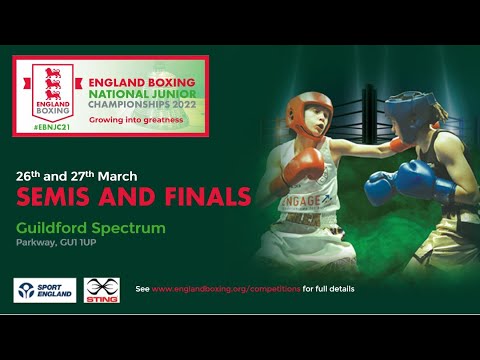 RING B - ENGLAND BOXING NATIONAL JUNIOR CHAMPIONSHIPS 2022 - DAY 1