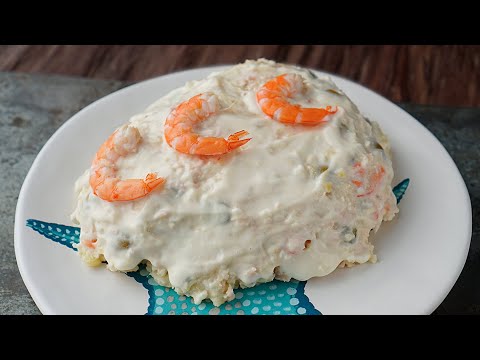 Ensaladilla rusa de langostinos