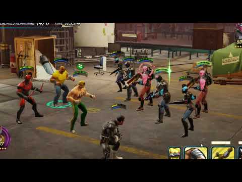 MSF Marvel Strike Force - Ult 6 Ultimus Node 1 shot by Defenders