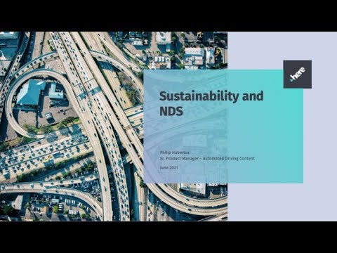 3rd NDS Public Conference 2021 - HERE on Sustainability and NDS