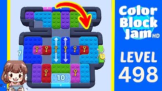 Solution du Niveau 498 de Color Block Jam