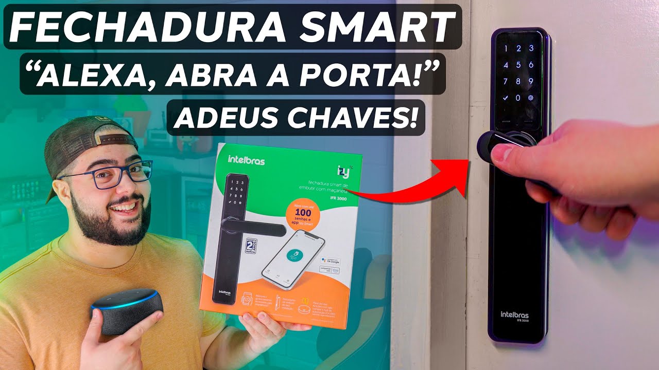MINHA PRIMEIRA FECHADURA  SMART! Como Foi a instalação? Como Funciona? Vale a Pena?