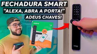 MINHA PRIMEIRA FECHADURA  SMART! Como Foi a instalação? Como Funciona? Vale a Pena?