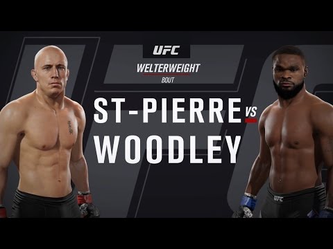EA UFC 2: George St. Pierre vs Tyron Woodley