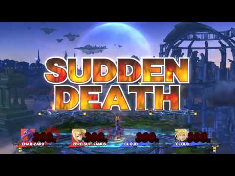 Smash 4 2v2 Accidental Double Team K.O Combo 0:12