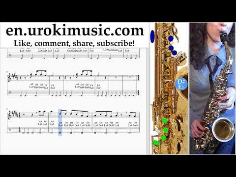 How to Play Saxophone (Alto) Fall Out Boy - Church Tabs um-ih352