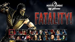 Mortal Kombat vs. DC Universe Fatality Scorpion