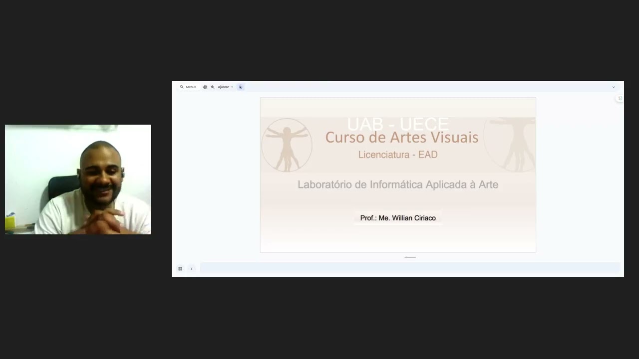 1º. ENCONTRO - Laboratório de Informática Aplicado à Arte – Prof. Willian | 08/10/2025