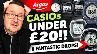 6 CASIO Watches UNDER £20 at Argos?! These Deals Are Unreal!!