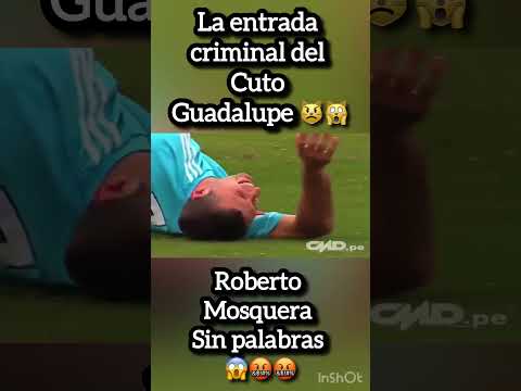 Roberto Mosquera sin palabras tras la falta criminal del Cuto Guadalupe
