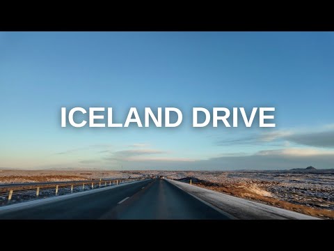 From Keflavík Airport to Downtown Reykjavík 🇮🇸 - Winter Drive