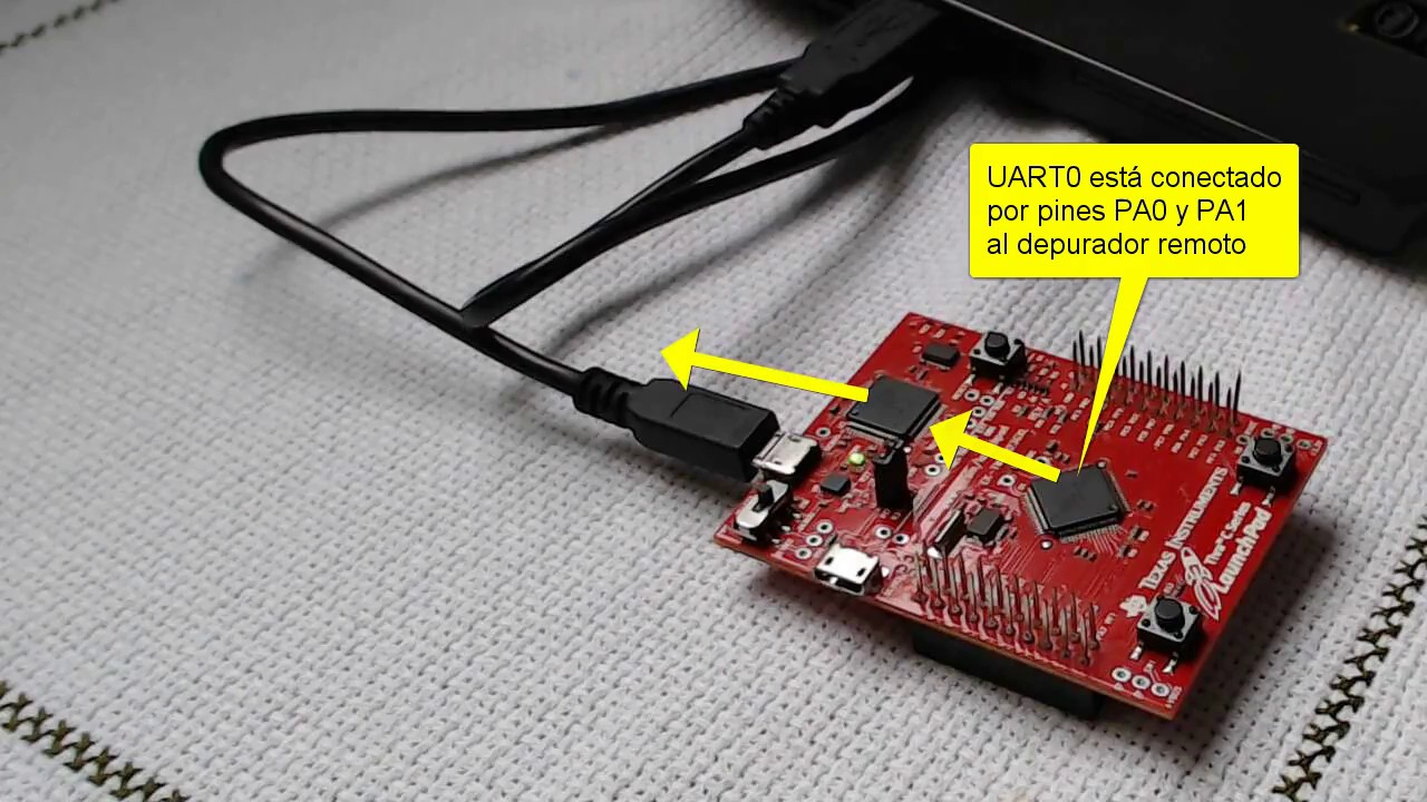 Configuración del UART del microcontrolador Tiva TM4C123G (Pruebas)