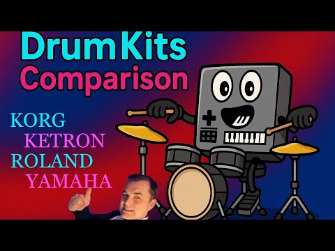 Drum Kits Comparison - KORG Pa5X⚔️KETRON Event⚔️YAMAHA Genos⚔️ROLAND E-80
