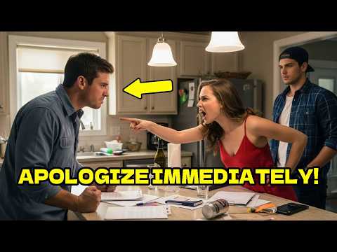 My Wife Screamed "Apologize To My Stepson Or Divorce!" I Said 3 Words.Then Left.A Few Days Later...