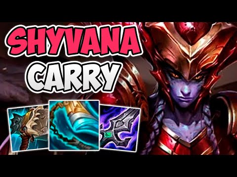 CHALLENGER SHYVANA TOP CARRIES HER TEAM! | CHALLENGER SHYVANA TOP GAMEPLAY | Patch 12.5 S12