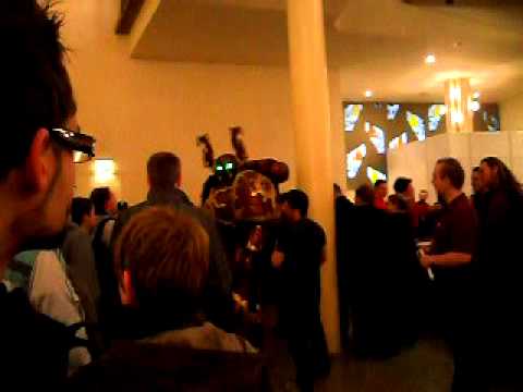 Khorne Berserker in Aktion - GamesDay 2010 Köln