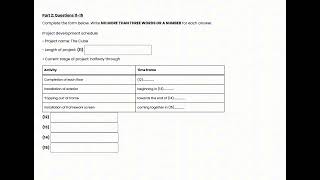 Listening part two (Project development schedule) @ieltslisteningpro.24