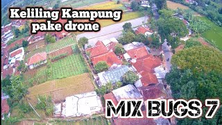 Melihat kampung Sungareun dari udara memakai drone MJX Bugs 7 drone yang pas untuk pemula nih