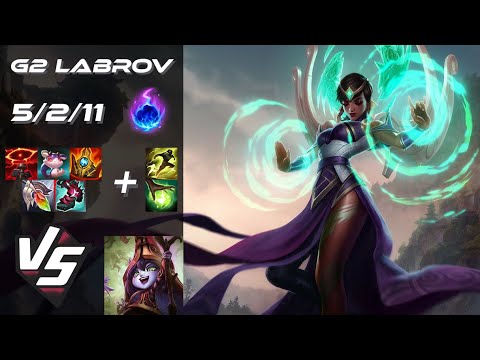 G2 Esports Labrov SUPPORT Karma vs Lulu - EU Challenger Patch 25.S2.7