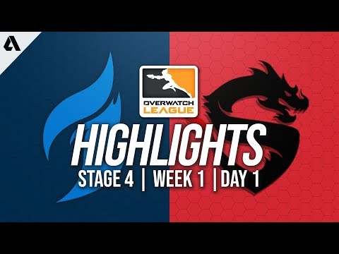Dallas Fuel vs Shanghai Dragons | Overwatch League Highlights OWL Stage 4 Week 1 Day 1