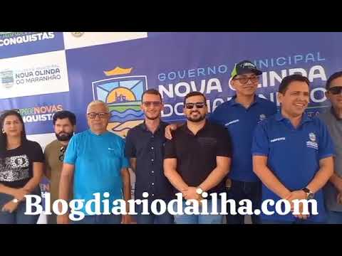 NOVA OLINDA DO MARANHÃO: Grande maratona de inaugurações no município. POR LIMA K LIMA