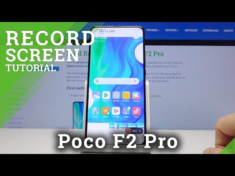 How to Record Screen in Xiaomi Poco F2 Pro - Capture Screen Action