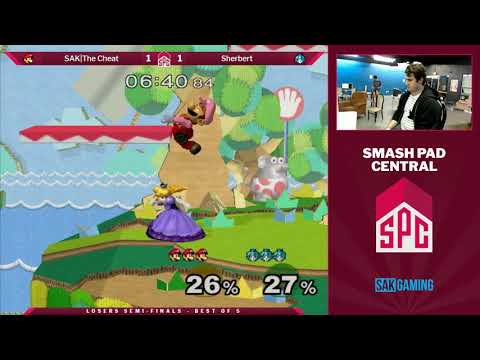 SPC 97 Losers Semi-Finals - SAK|The Cheat (Luigi) vs Sherbert (Peach)