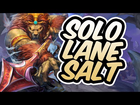 THE SOLO LANE SALT IS REAL! KING ARTHUR IS TOO ANNOYING!  | RANKED SMITE CONQUEST