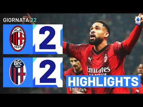 Video highlights della Milan vs Bologna (2 a 2) - Giornata 22 - Fantacalcio e fantamedie