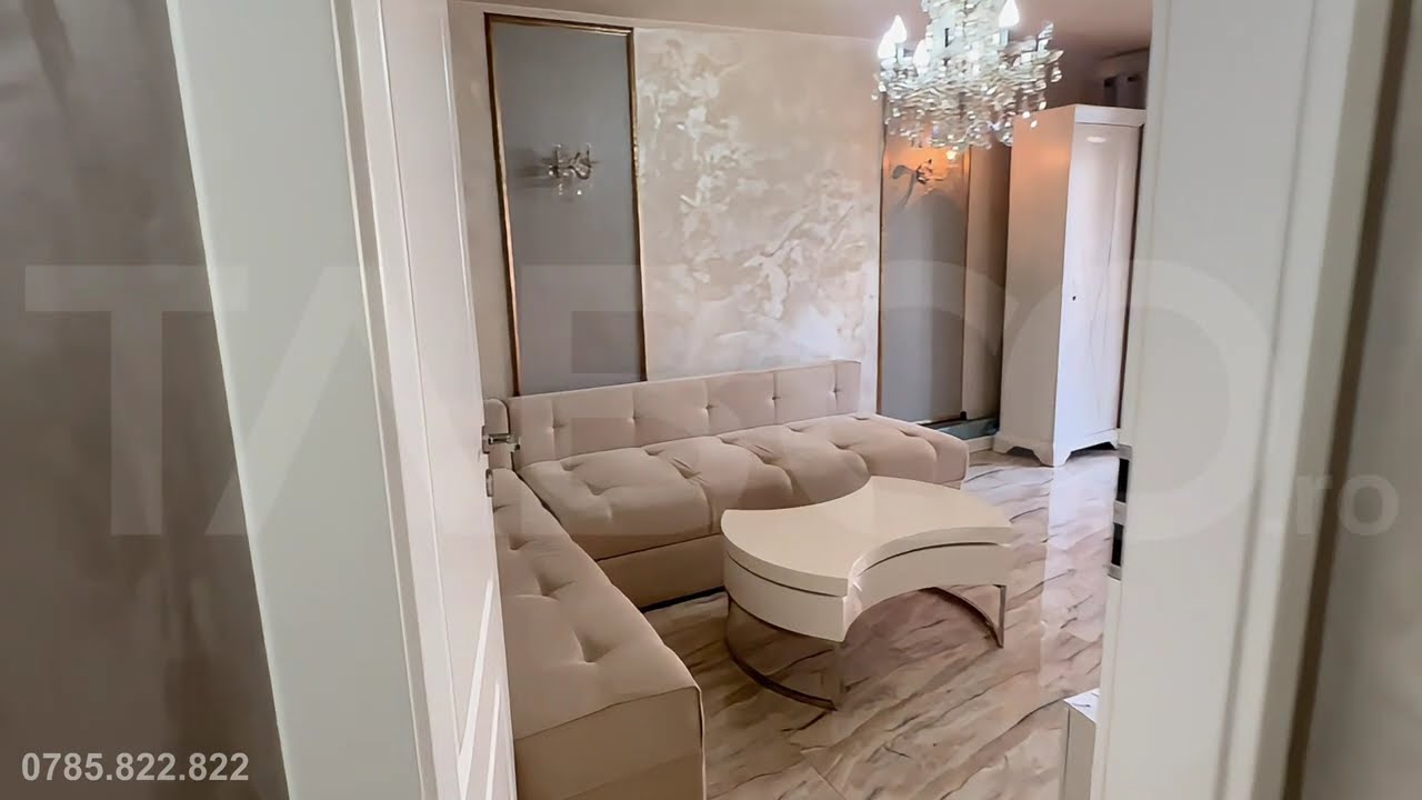 Apartament de vanzare 4 camere ultrafinisat etaj 1 zona Strand Sibiu - Video