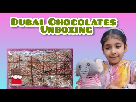 Dubai chocolate🍫 unboxing by Kudrat Gill |