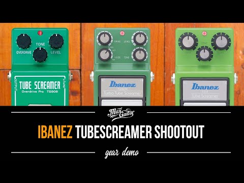 Ibanez TUBESCREAMER Shootout - TS808 vs TS9DX vs TS9 - Gear Demo