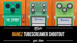 Video thumbnail for Ibanez TUBESCREAMER Shootout - TS808 vs TS9DX vs TS9 - Gear Demo by Max Guitar B.V.