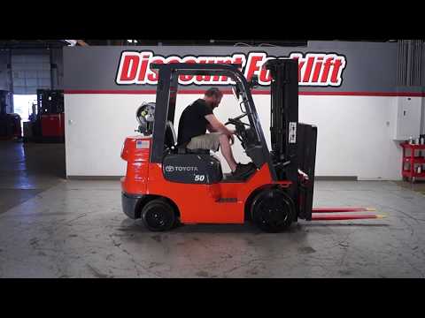 TOYOTA 7-series 7FGCU25 5,000lb LP (Propane) #4621 - Forklift for Sale