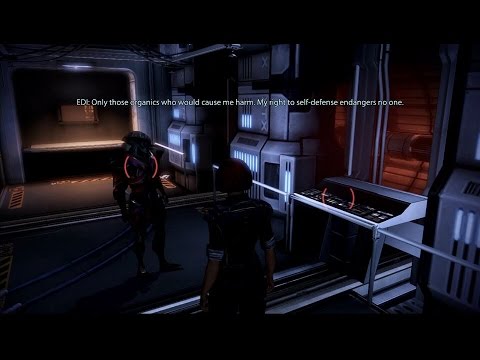 ME3 pt 58 - the EDI-Javik fight and other crew dialogue