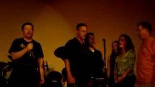 Dave singing "The Triangle"