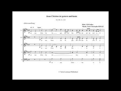 Jesus Christus ist gestern und heute