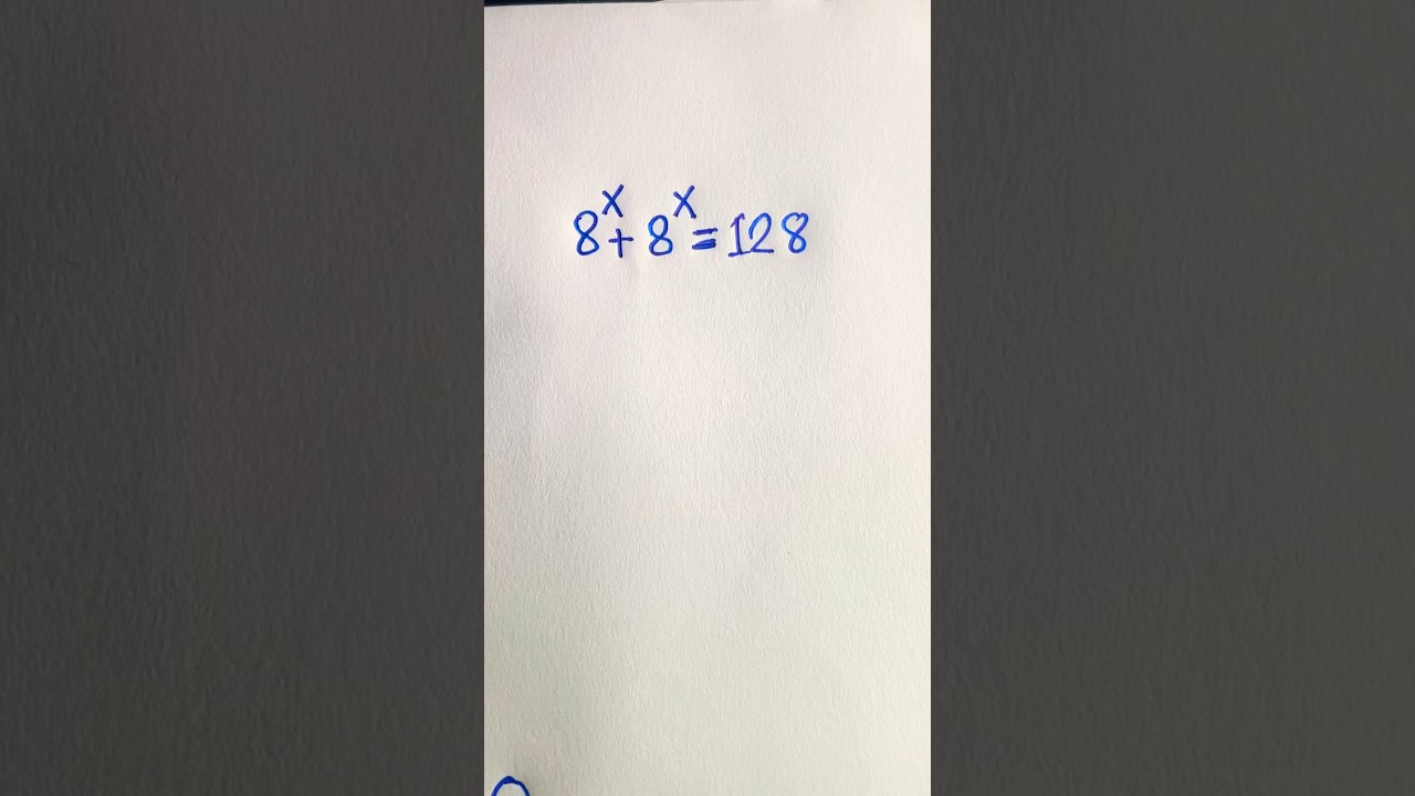 Exponential Expression #mathstricks #maths