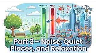 IELTS Speaking Part 3 – Noise, Quiet Places, and Relaxation