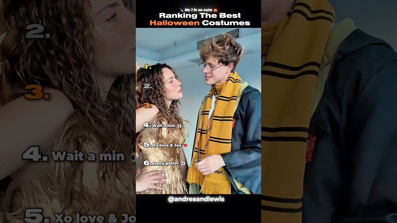 Ranking The BEST Halloween Costumes Couple Cosplay Edition #shortsviral