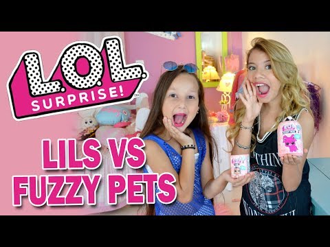 AMANDA NATHANRY E KATHLYN - LOL SURPRISE - LILS VS FUZZY PETS