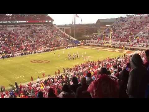 Perine's record breaking run.