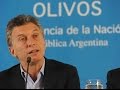 Macri brindó una conferencia de prensa