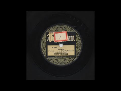 Clara Elena Sánchez - Violetas - Vocalion A 8064