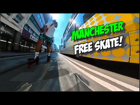 Manchester Free Skate |  Exploring Manchester On Roller Skates